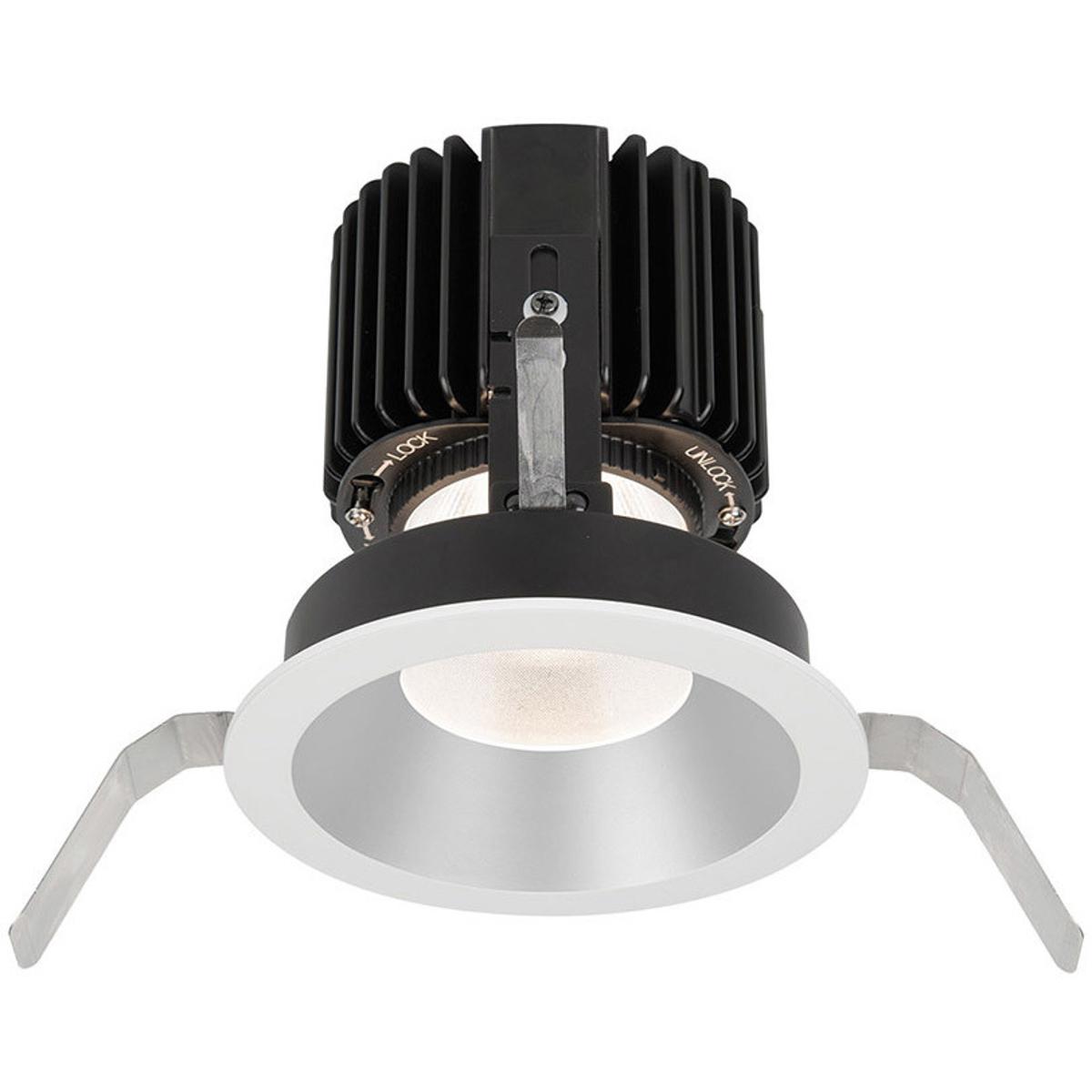 WAC Lighting R4RD1T-W927-HZWT Volta LED Haze/White Recessed Lighting in Wide, 90, 2700K