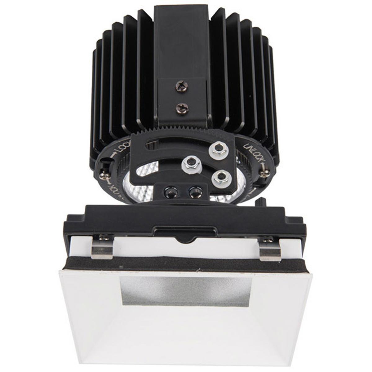 WAC Lighting R4SAL-F830-WT Volta LED White Recessed Lighting in Flood, 85, 3000K