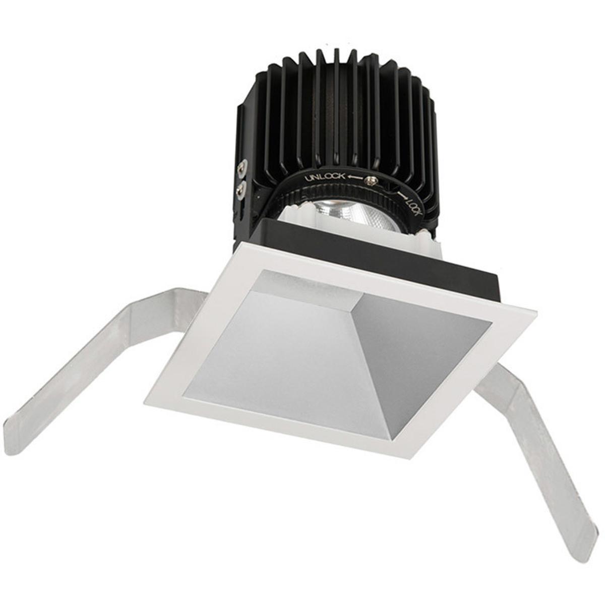 WAC Lighting R4SD2T-S927-HZWT Volta LED Haze/White Recessed Lighting in Spot, 90, 2700K