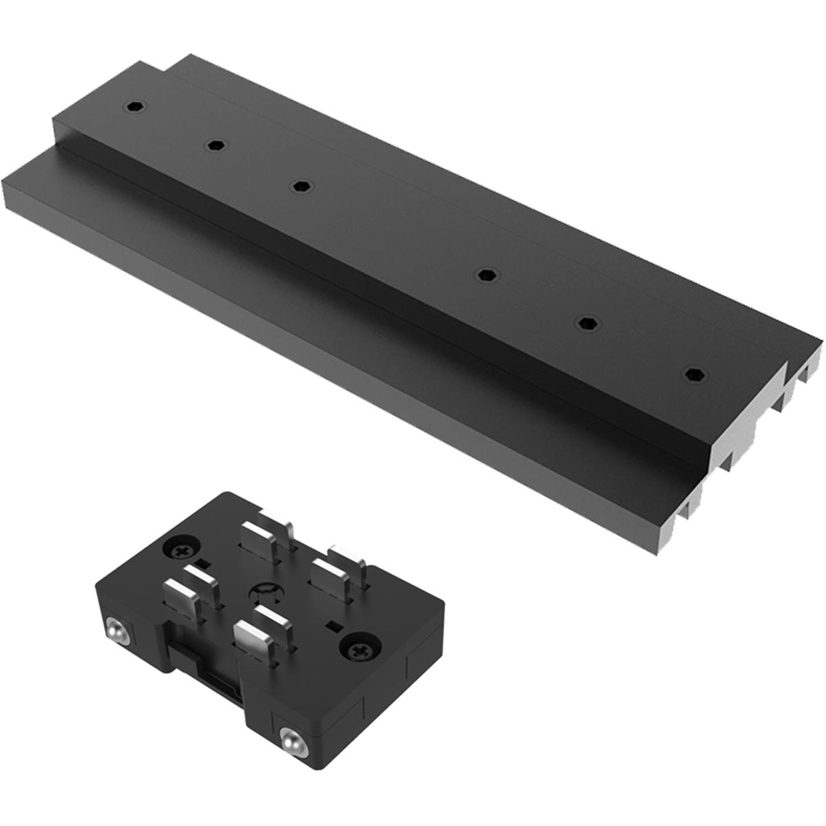 WAC Lighting S2C-IB-BK Ventrix Black Track Component Ceiling Light