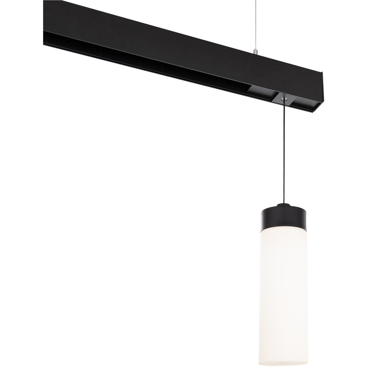 WAC Lighting S2PD03-2-927BK Ventrix 1 Light 48 Black Track Fixtures Ceiling Light