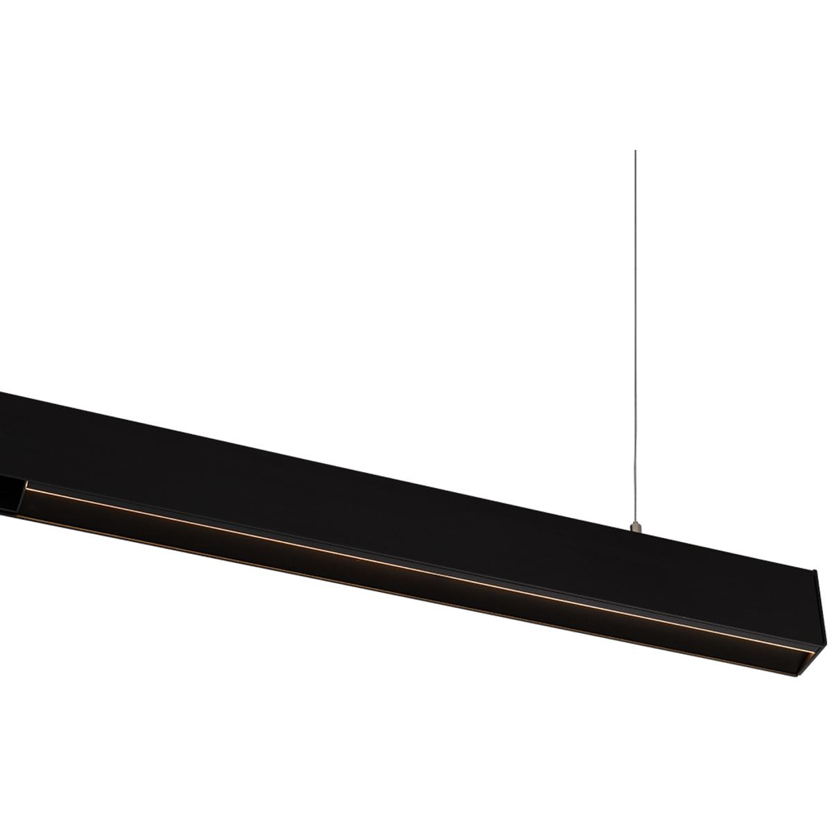 WAC Lighting S2WW24-2-A927BK Ventrix 1 Light 48 Black Track Fixtures Ceiling Light
