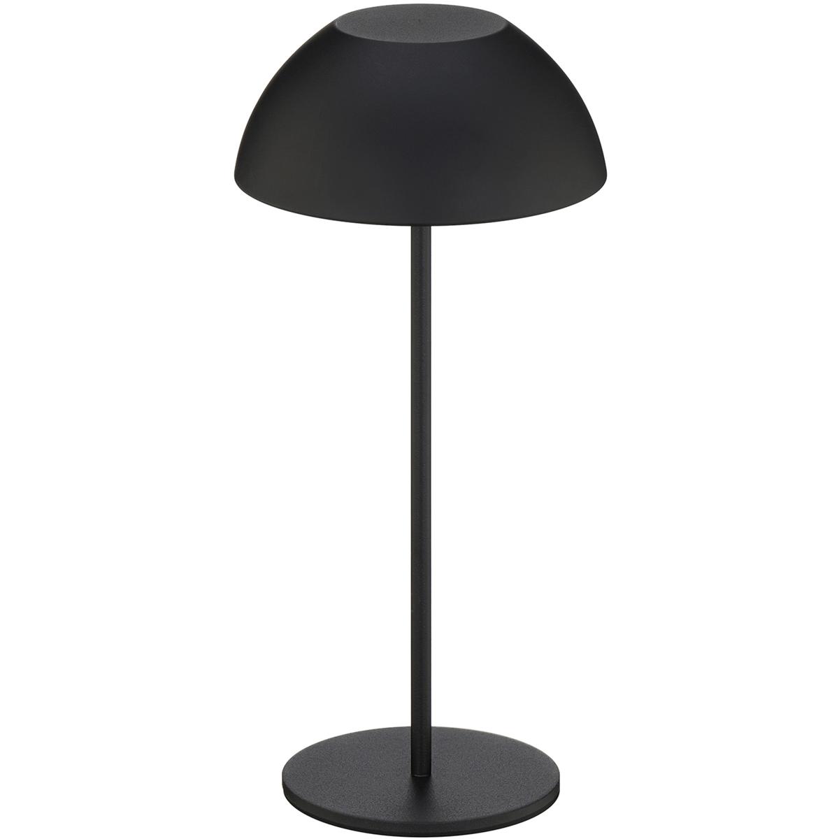 WAC Lighting TL-W251511-CS-BK Channing 11 inch 2.00 watt Black Rechargeable Table Lamp Portable Light, WAC Limited