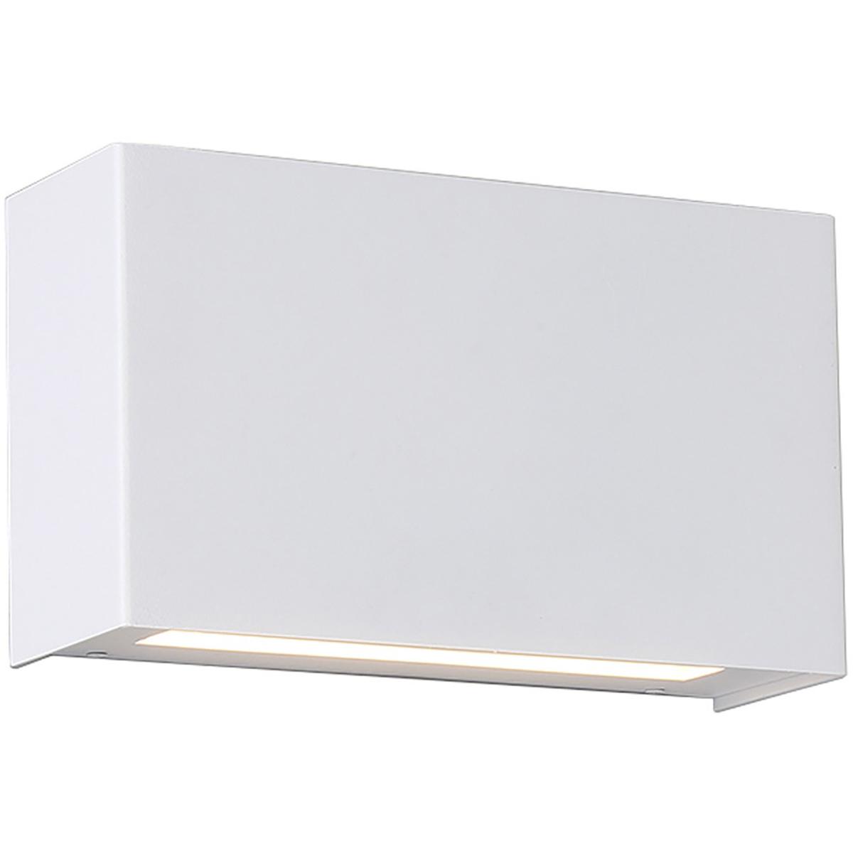 WAC Lighting WS-25612-27-WT Blok Wall Sconce Wall Light in 2700K, White, dweLED