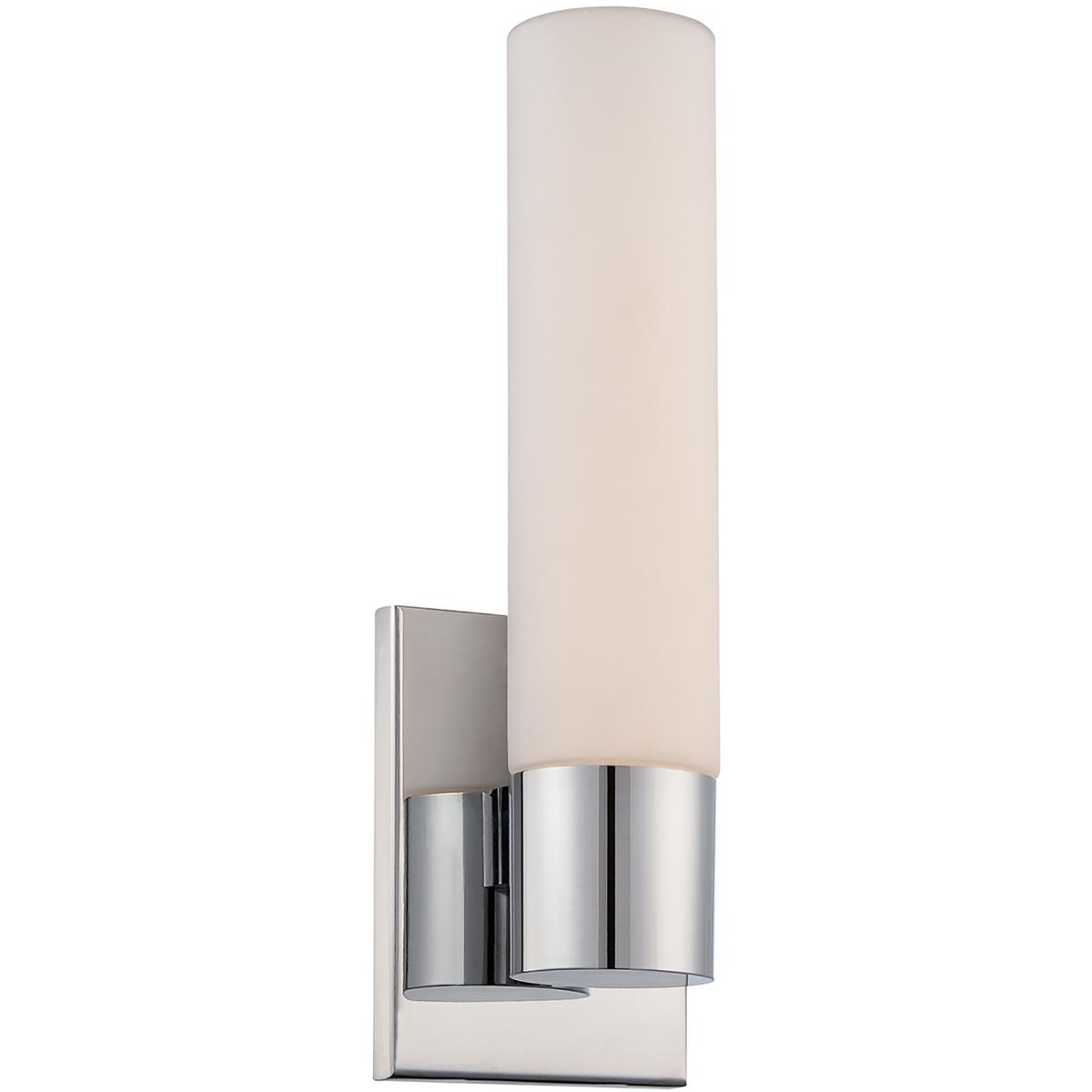 WAC Lighting WS-7213-35-CH Elementum LED 4.5 inch Chrome Bath Vanity & Wall Light in 3500K, dweLED