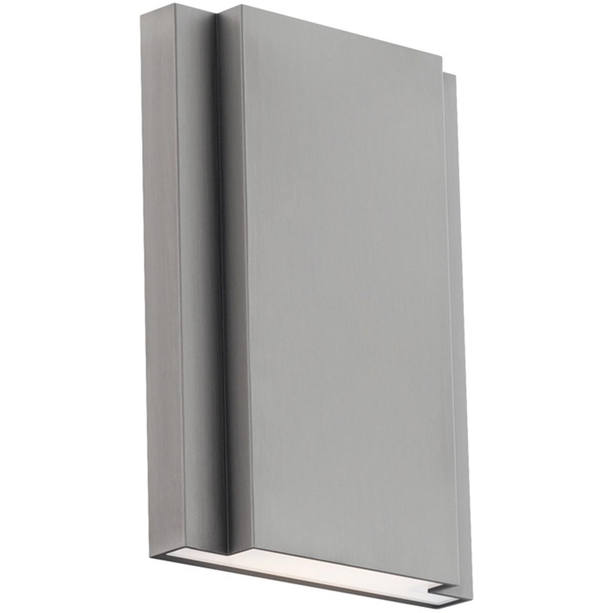 WAC Lighting WS-81208-30-BN Layne Wall Sconce Wall Light in 3000K, Brushed Nickel, dweLED