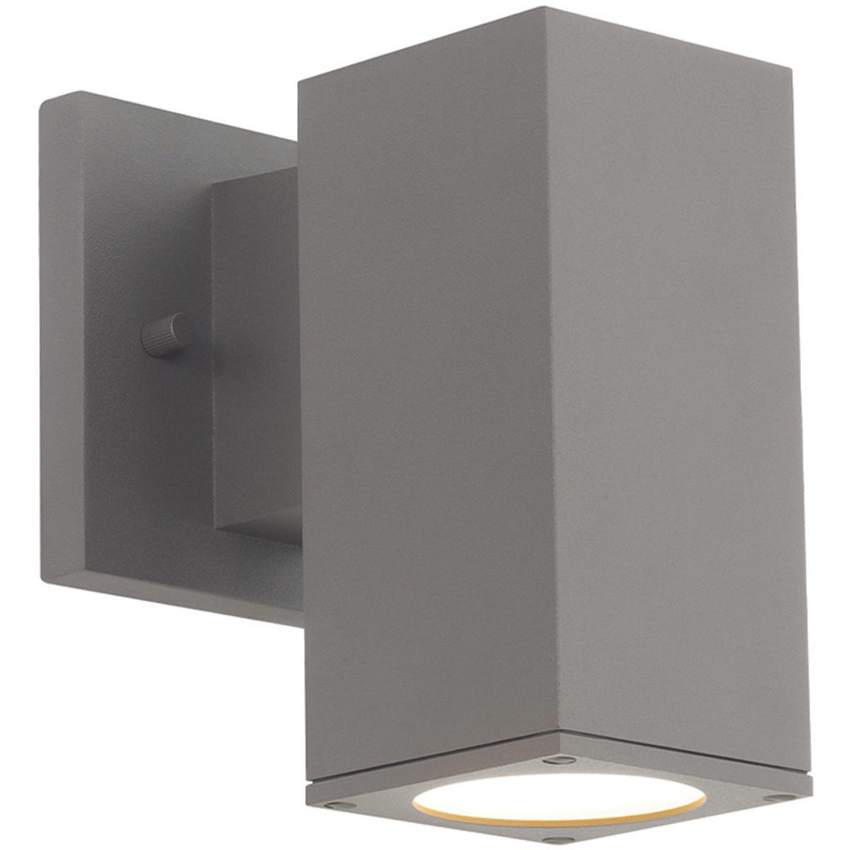WAC Lighting WS-W220208-30-BZ Cubix LED 6.75 inch Bronze Outdoor Wall Lighting in 3000K, WAC Limited