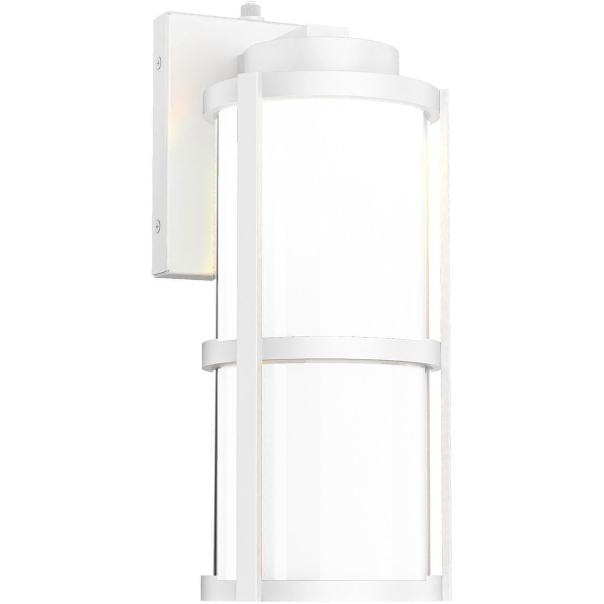 WAC Lighting WS-W250114-CS-WT Lantern LED 14 inch White Outdoor Wall Lighting, WAC Limited