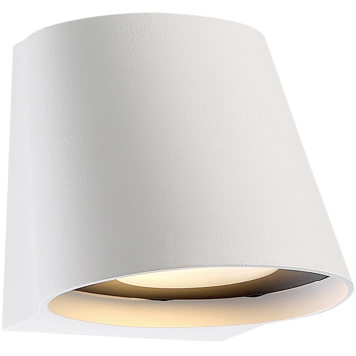 WAC Lighting WS-W65607-WT Mod LED 5.25 inch White Outdoor Wall Light, dweLED