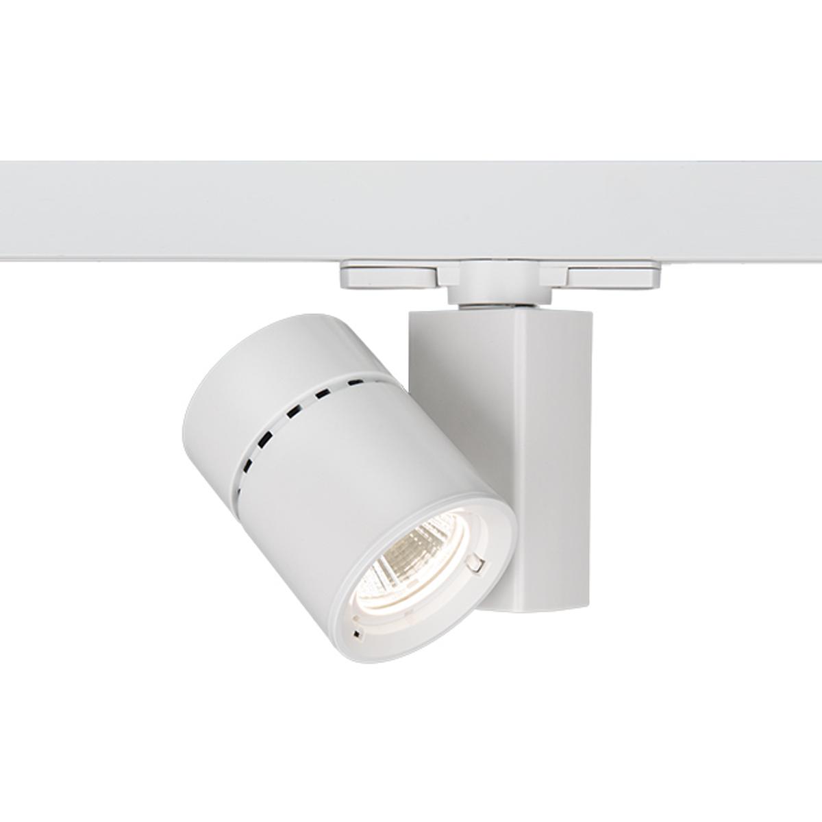 WAC Lighting WTK-1023N-840-WT Exterminator II 1 Light 120 White Track Head Ceiling Light in Narrow, 85, 4000K