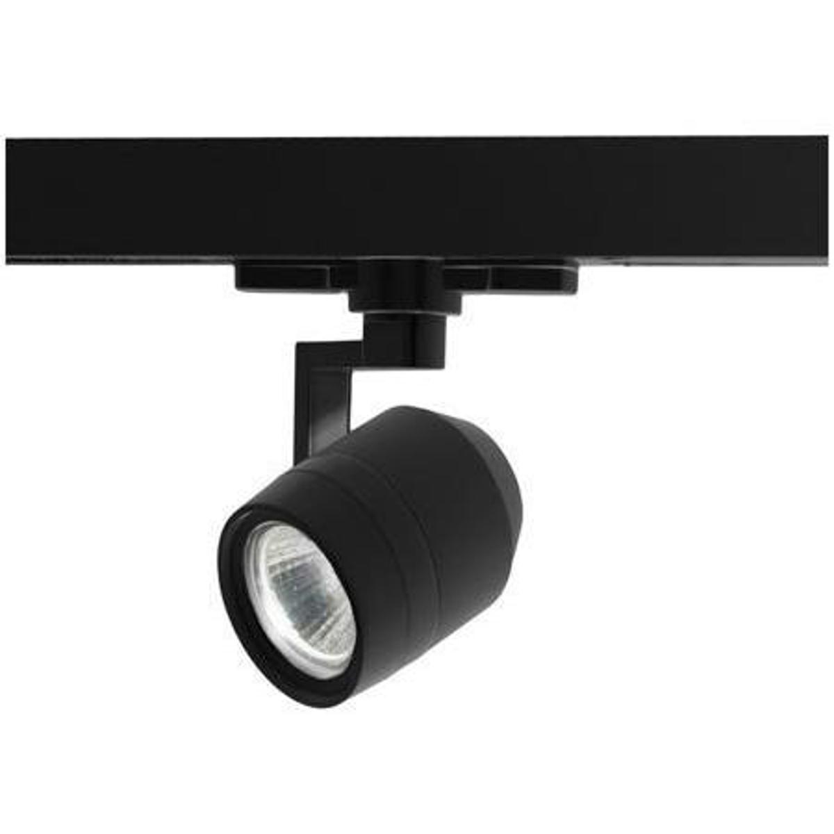 WAC Lighting WHK-LED512F-27-BK Paloma 1 Light 277 Black Track Head Ceiling Light in Flood, 85, 2700K