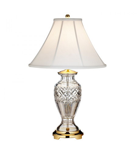 Waterford Crystal 40022913 Kilmore 28 Inch Polished Brass Table Lamp Portable Light - Waterford Crystal Wall Lights Uk
