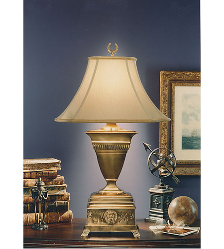 Wildwood Lamps Lion Box Table Lamp In, Wildwood Brass Table Lamps