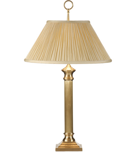 Wildwood Reeded Column Table Lamp In, Solid Brass Lamps