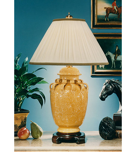 ochre table lamp shade