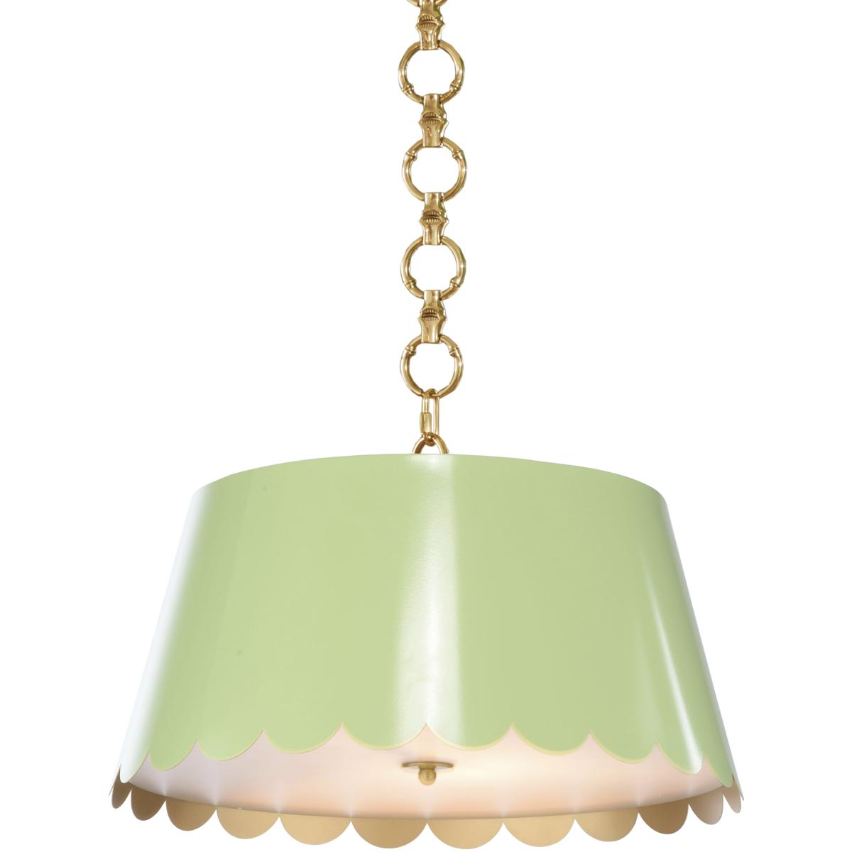 Wildwood 12142 Mirasol 2 Light 21 inch Green Pendant Ceiling Light, Small