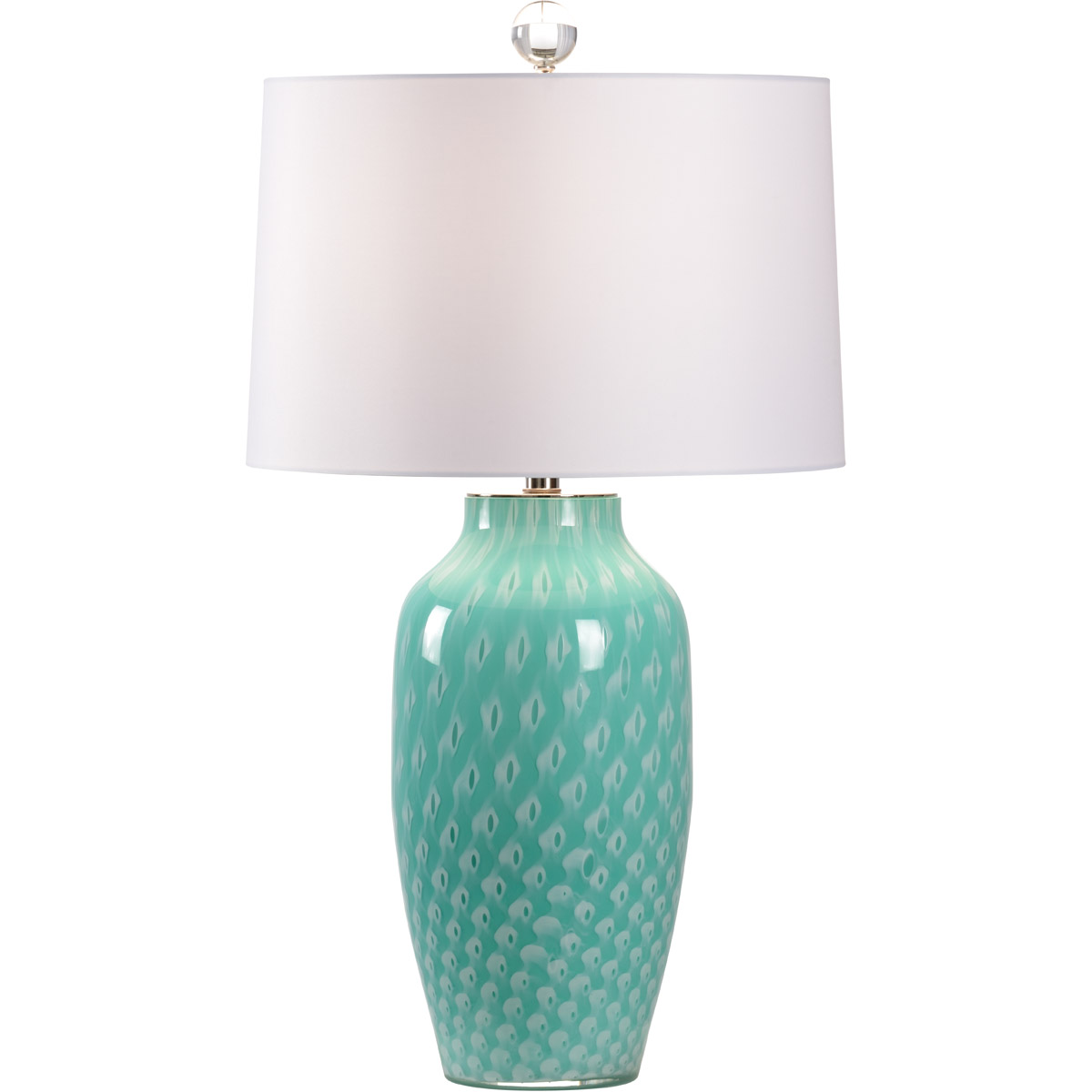 Wildwood 17230 Vietri 31 inch 10000 watt Mint GreenWhite Table Lamp Portable Light