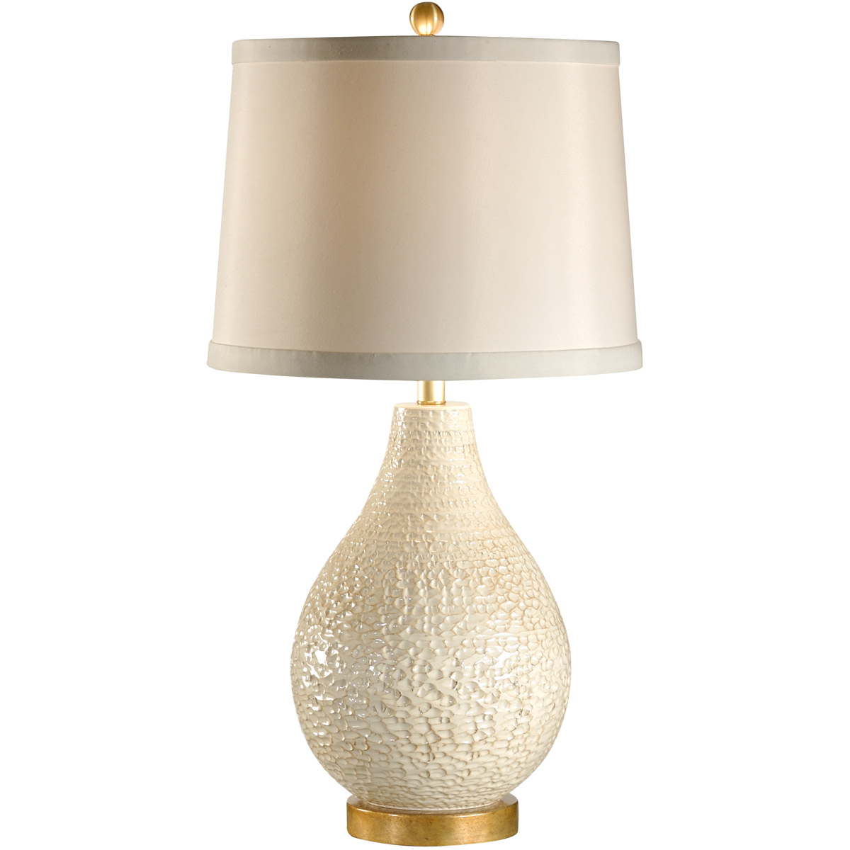 Wildwood 27539 Wildwood 31 inch 100 watt Old White Glaze Table Lamp Portable Light