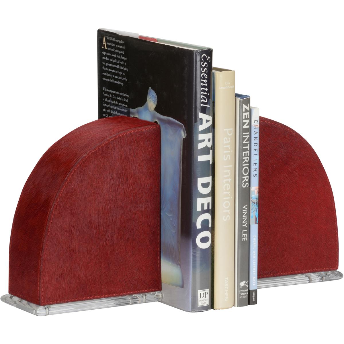 Wildwood 295836 Taurus 6.25 inch Red Bookends, Set of 2