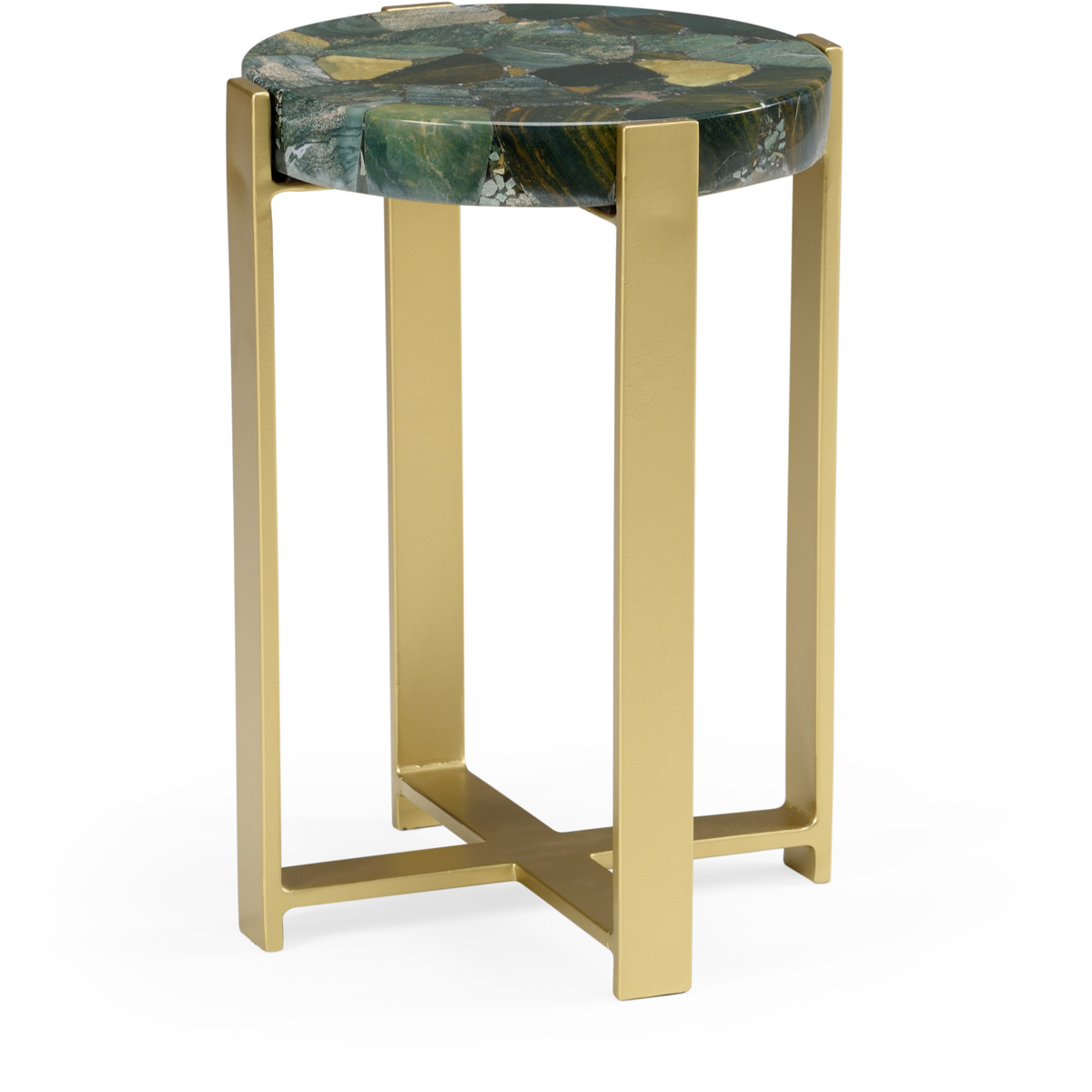 Wildwood 490422 Wildwood 21 X 15 inch Natural Multi Green Accent Table
