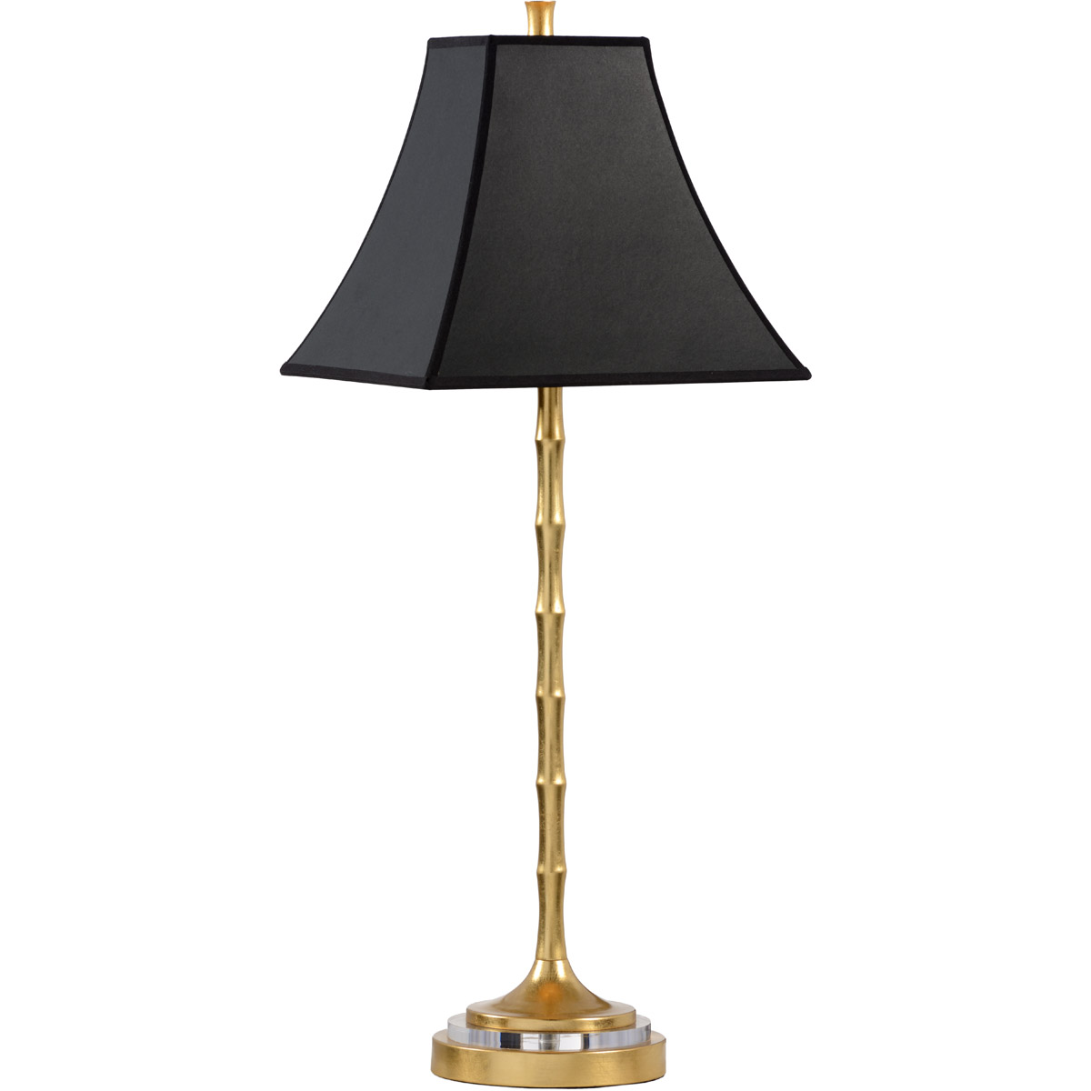 Wildwood 60442 Wildwood 31 inch 100 watt Gold Leaf Table Lamp Portable Light