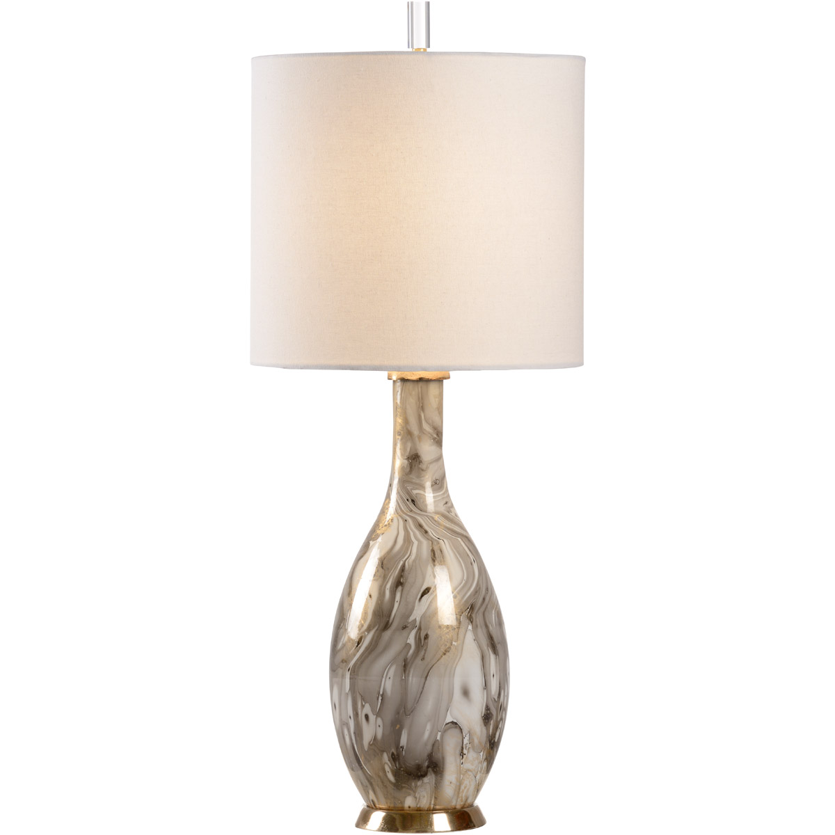 Wildwood 61025 Wildwood 36 inch 10000 watt Calacatta GoldGold Table Lamp Portable Light