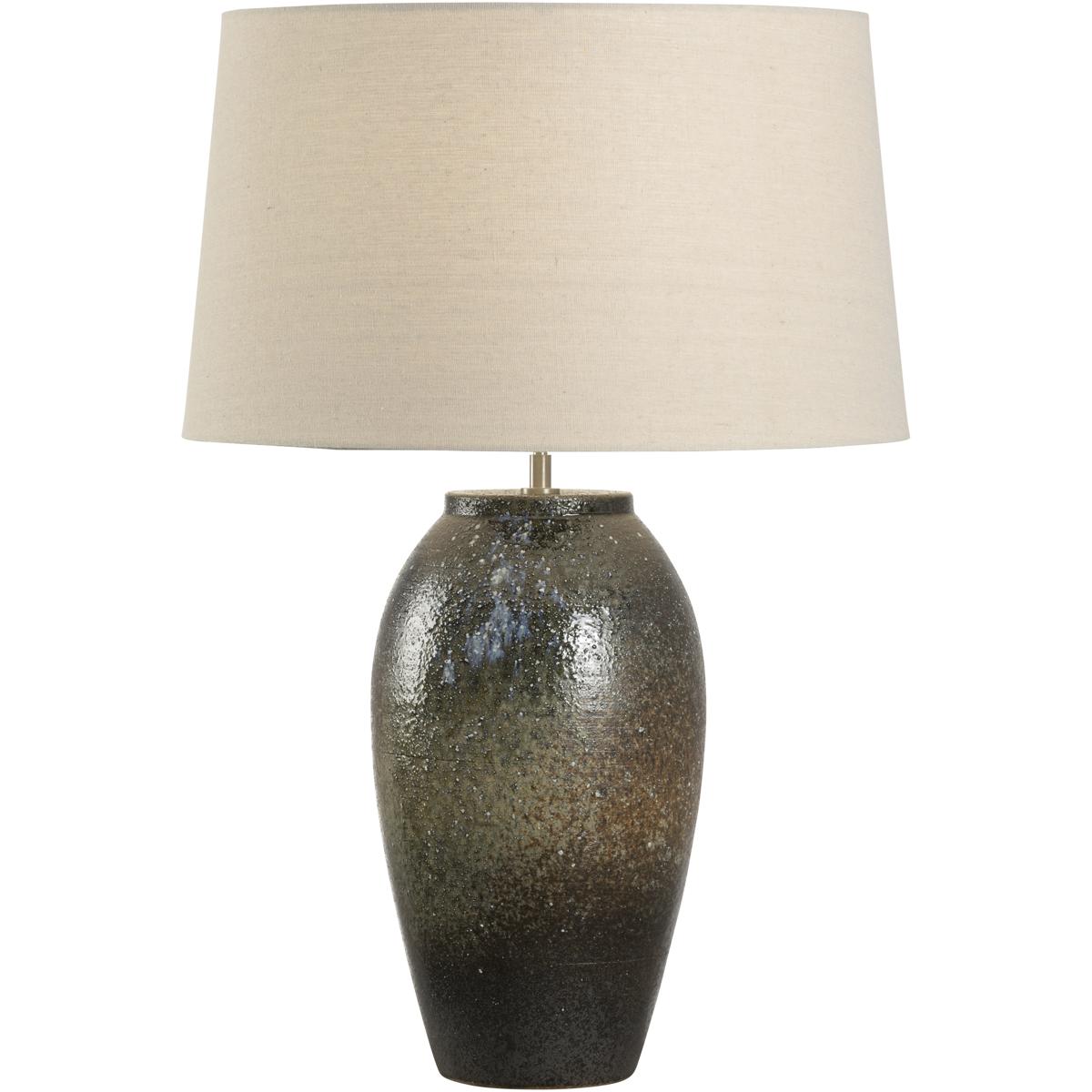 Wildwood 61300-2 Megumi 21 inch 100.00 watt Brown and Green Table Lamp Portable Light