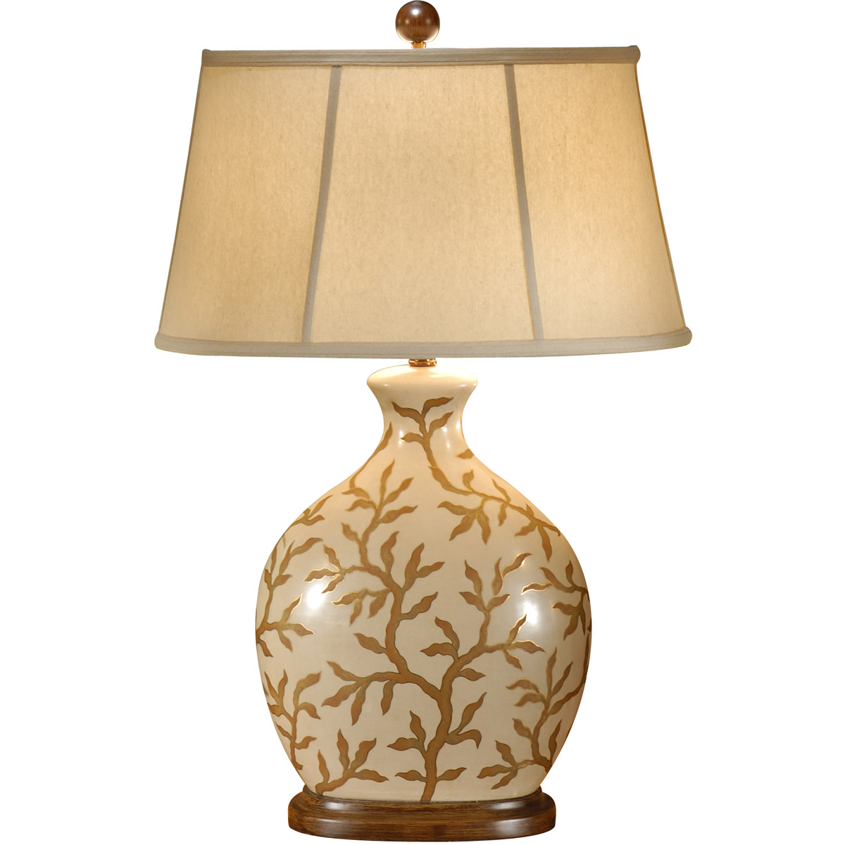 Wildwood 9047 Wildwood 30 inch 100 watt Hand Painted Table Lamp Portable Light