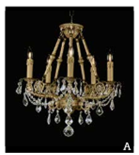 Zeev Lighting 7215-5 Botricello 5 Light 18 inch Antique Brass Chandelier Ceiling Light