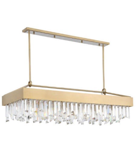 Zeev Lighting CD10239/12/AGB Cuspis 12 Light 18 inch Aged Brass with Custom Moulded Crystals Chandelier Ceiling Light