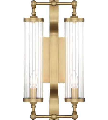 Zeev Lighting WS70036/2/AGB Regis 10 inch Aged brass Wall Sconce Wall Light