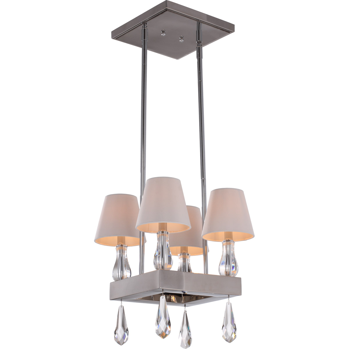 Zeev Lighting MC20011/4/CH Sophia 4 Light 14 inch Chrome Mini Chandelier Ceiling Light
