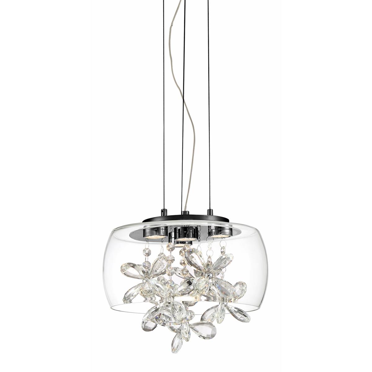 Zeev Lighting MP40046/LED/MBK Destiny 4 Light 11 inch Matte Black Mini Pendant Ceiling Light