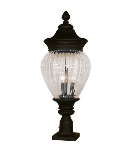 Devonshire 2 Light Post Lights & Accessories in Black Gold 1176PHM BG PM