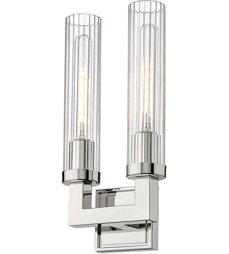 Z-Lite 3031-2S-PN Beau 2 Light 4 inch Polished Nickel Wall Sconce Wall Light 3031-2S-PN_AT_5.jpg