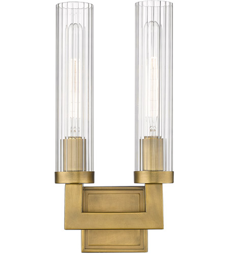 Z-Lite 3031-2S-RB Beau 2 Light 8 inch Rubbed Brass Wall Sconce Wall Light 3031-2S-RB_AT_4.jpg