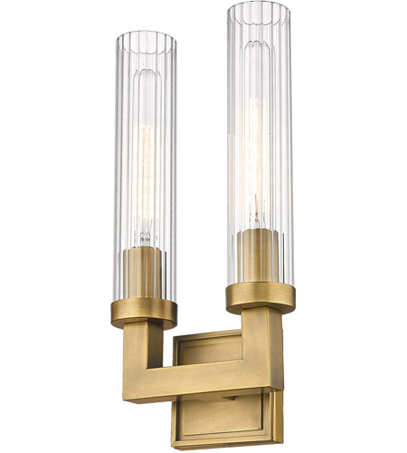 Z-Lite 3031-2S-RB Beau 2 Light 8 inch Rubbed Brass Wall Sconce Wall Light 3031-2S-RB_AT_5.jpg
