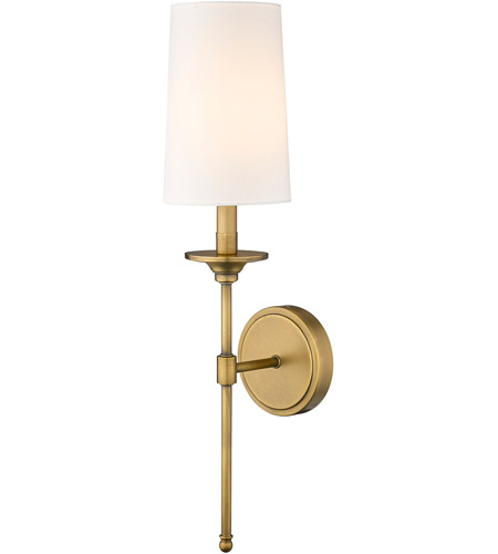 Z-Lite 3033-1S-RB Emily 1 Light 6 inch Rubbed Brass Wall Sconce Wall Light 3033-1S-RB_AT_5.jpg
