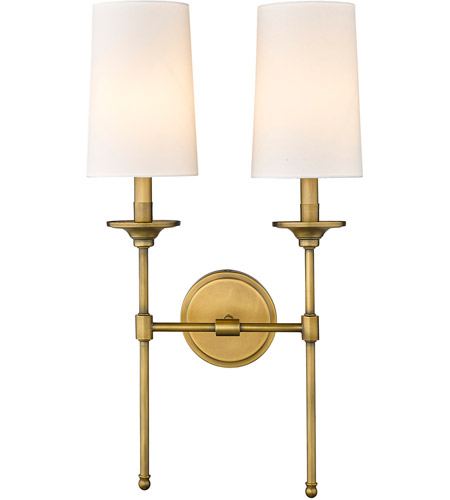 Z-Lite 3033-2S-RB Emily 2 Light 14 inch Rubbed Brass Wall Sconce Wall Light 3033-2S-RB_AT_4.jpg