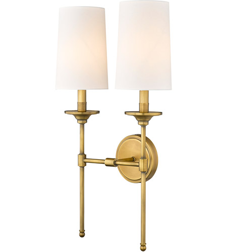 Z-Lite 3033-2S-RB Emily 2 Light 14 inch Rubbed Brass Wall Sconce Wall Light 3033-2S-RB_AT_5.jpg