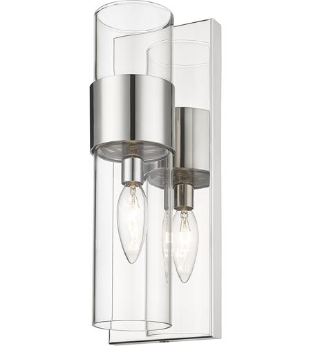 Z-Lite 343-1S-PN Lawson 1 Light 5 inch Polished Nickel Wall Sconce Wall Light 343-1s-pn_at_5.jpg