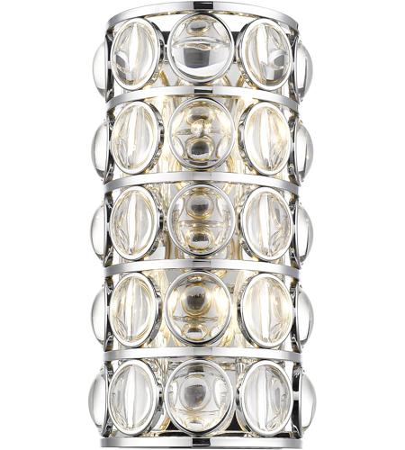 Z-Lite 4004-4S-CH Eternity 4 Light 10 inch Chrome Wall Sconce Wall Light in 11