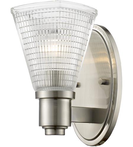 Z-Lite 449-1S-BN Intrepid 1 Light 5 inch Brushed Nickel Wall Sconce Wall Light