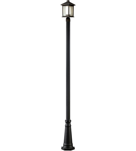 Z-Lite 524PHM-519P-ORB Mesa 1 Light 109 inch Oil Rubbed Bronze Outdoor Post Mounted Fixture