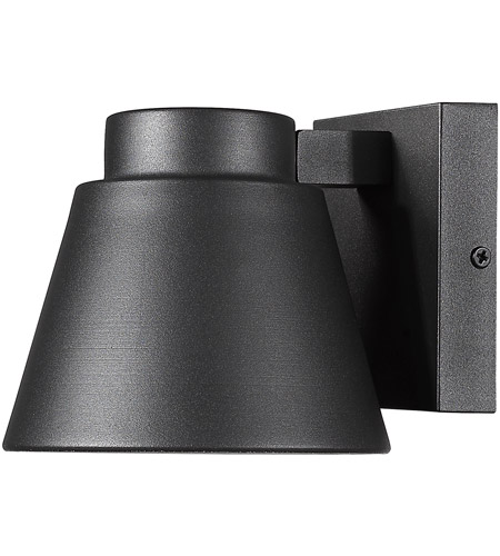 Z-Lite 544S-BK-LED Asher LED 5 inch Black Outdoor Wall Sconce photo