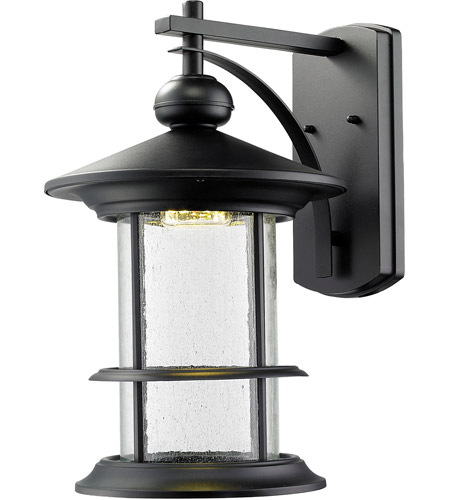 Z-Lite 552B-BK-LED Genesis LED 19 inch Black Outdoor Wall Sconce