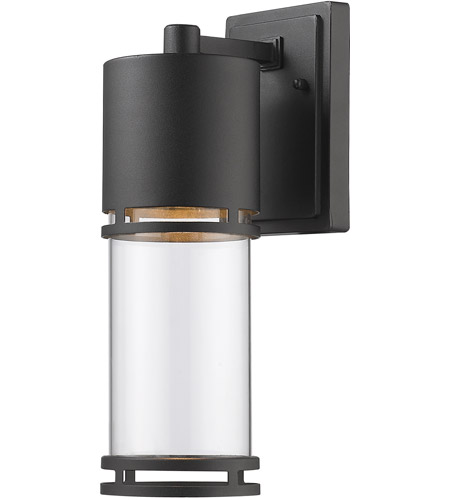 Z-Lite 553M-BK-LED Luminata LED 14 inch Black Outdoor Wall Sconce