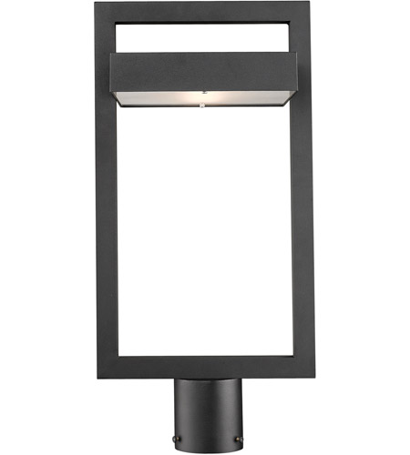 Z-Lite 566PHBR-BK-LED Luttrel LED 22 inch Black Outdoor Post Mount Fixture 566PHBR-BK-LED_AT_4.jpg