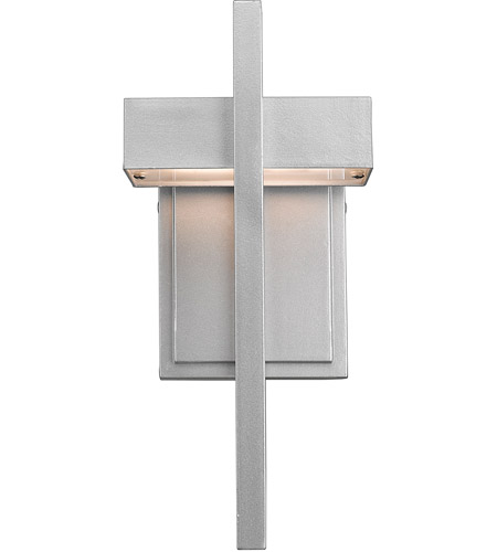 Z-Lite 566S-SL-LED Luttrel LED 12 inch Silver Outdoor Wall Sconce 566S-SL-LED_AT_4.jpg