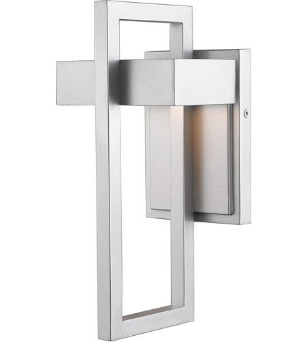 Z-Lite 566S-SL-LED Luttrel LED 12 inch Silver Outdoor Wall Sconce 566S-SL-LED_AT_5.jpg